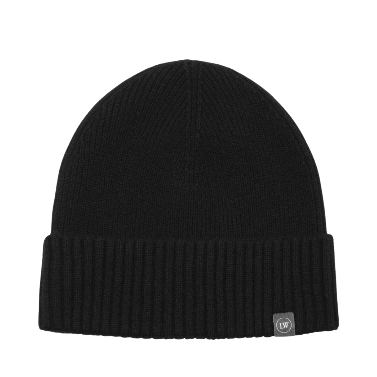 Cashmere Blend Beanie - BLACK