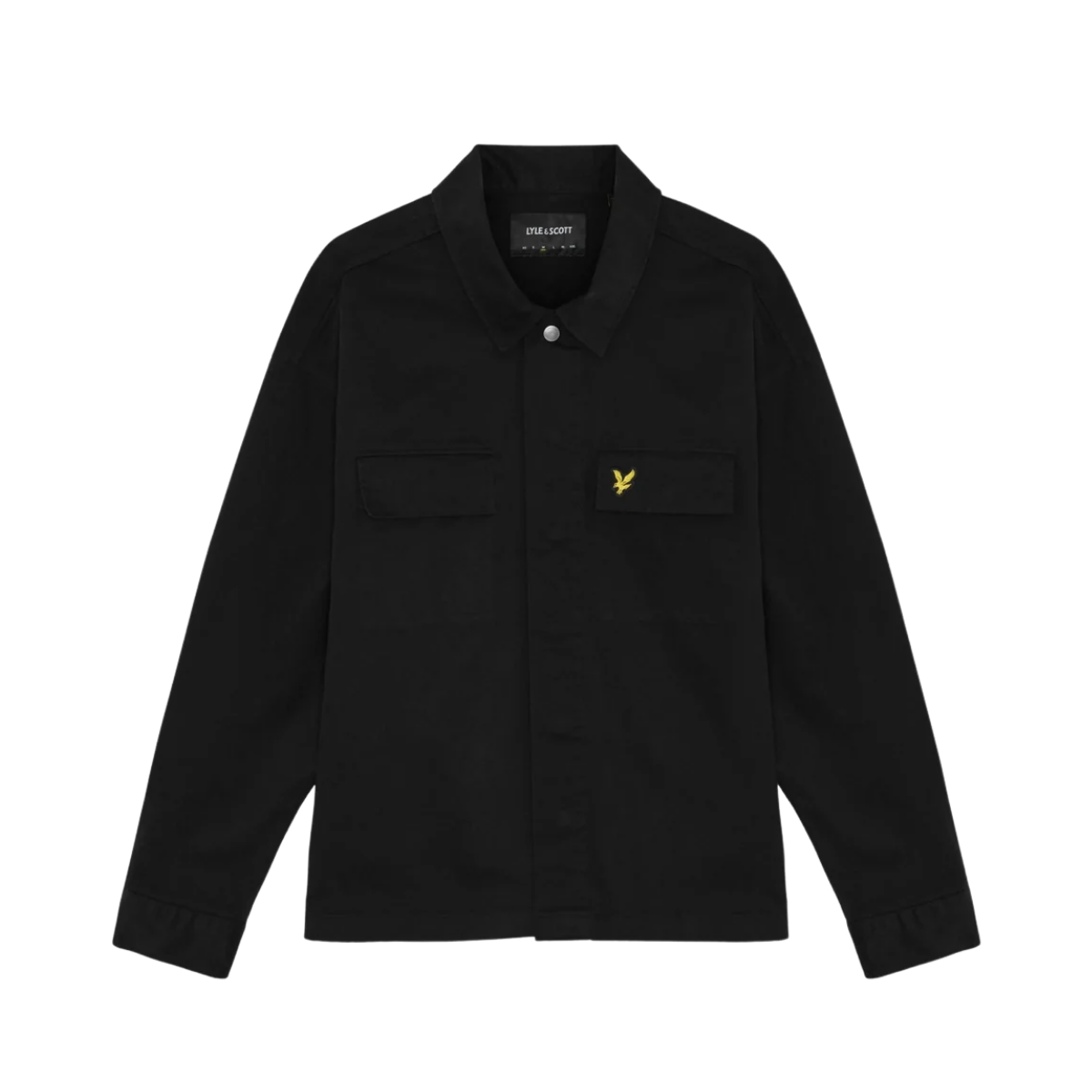 Washed Overshirt - Jet Black