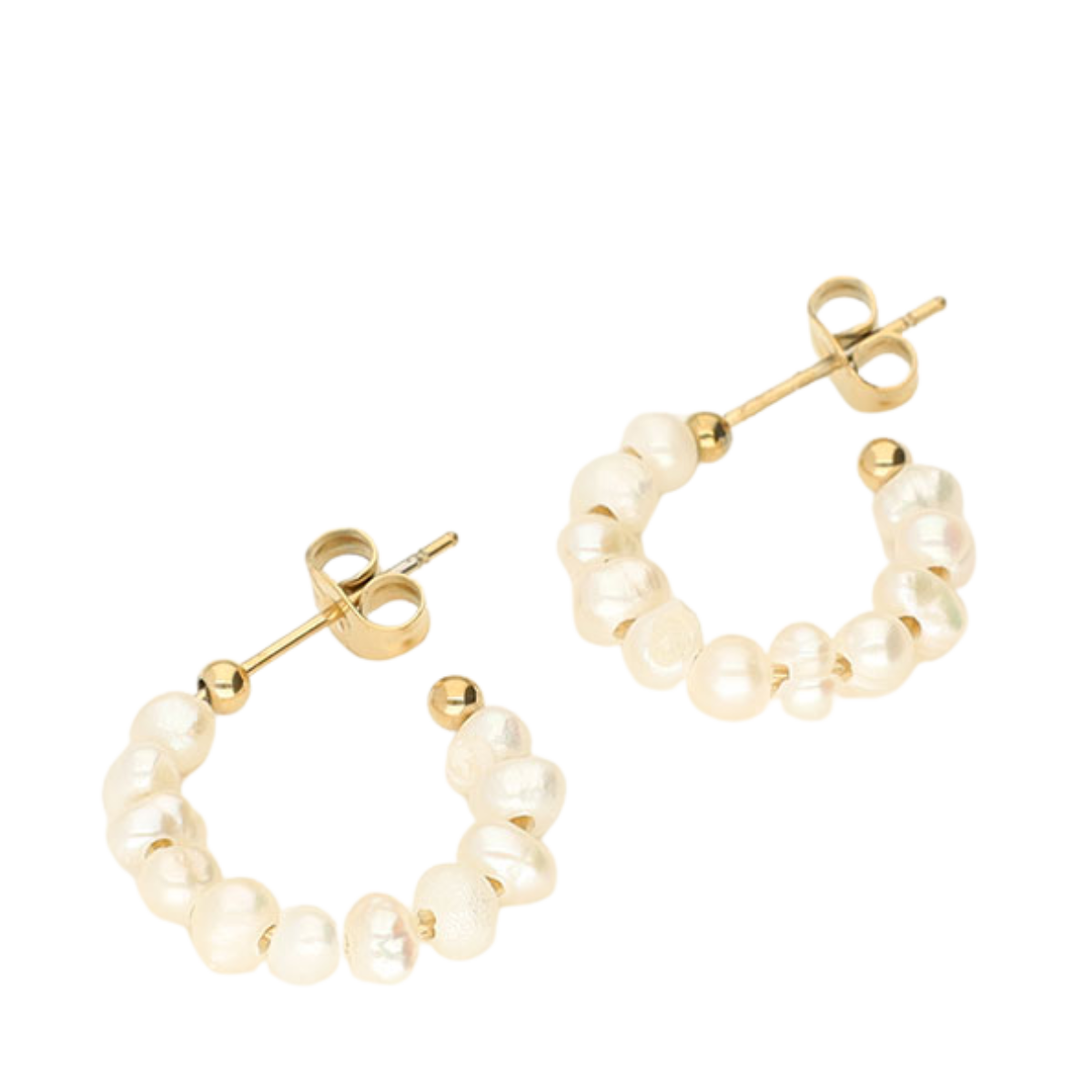 Earrings Fine Pearl - Gold