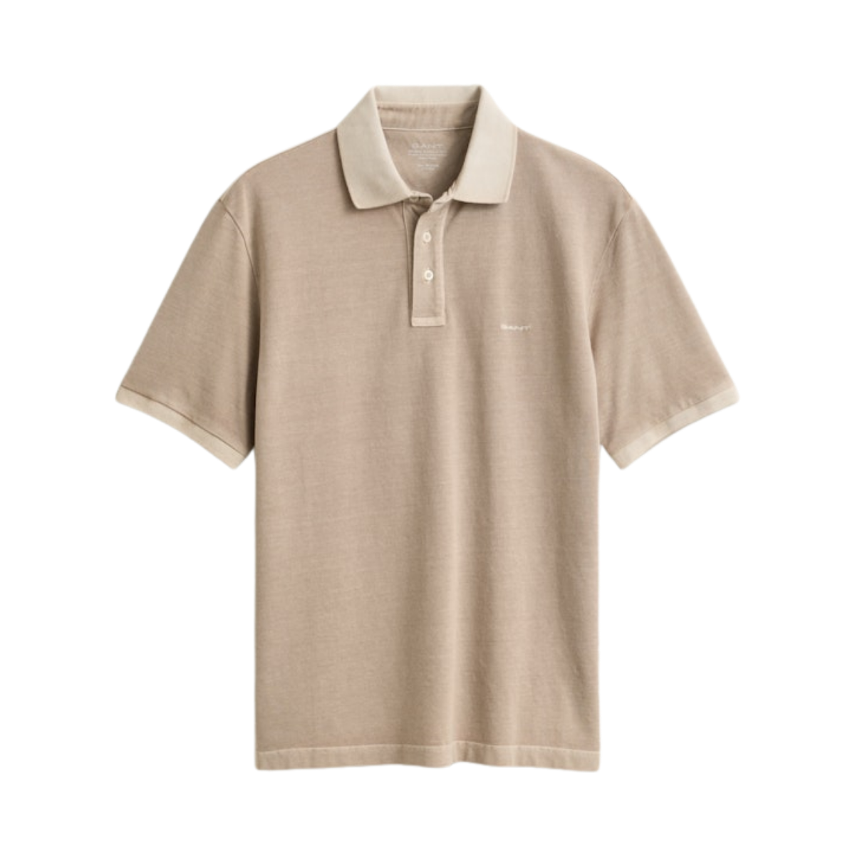 Sunfaded SS Polo - Oat Beige