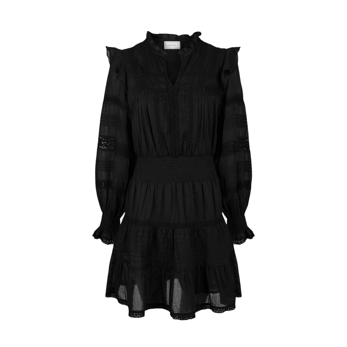 Aran S voile Dress - Black