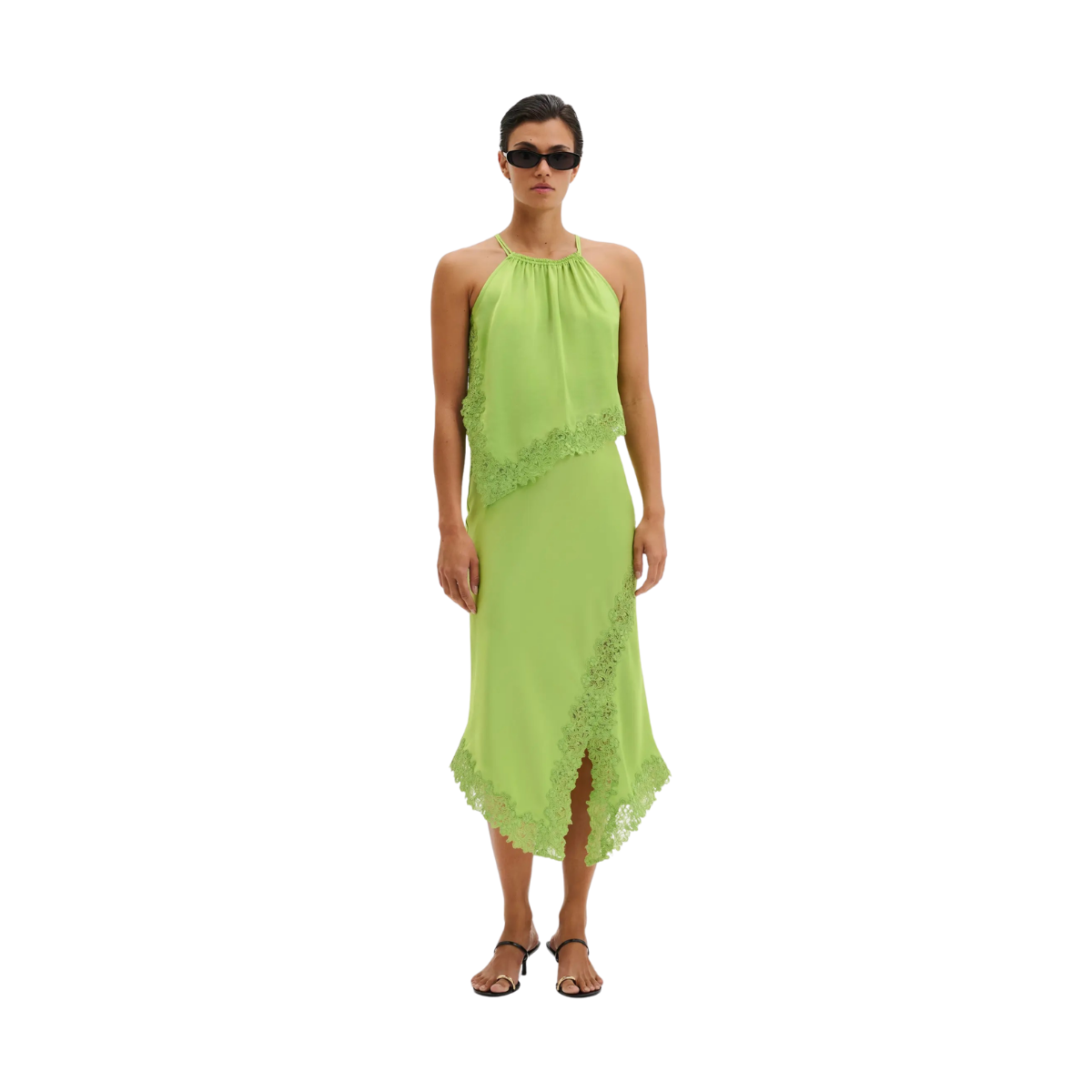 Heylin midikjol - Lime