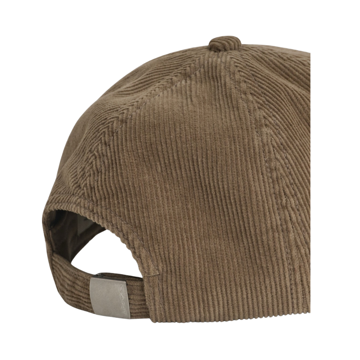 Graphic Embroidery Washed Cord Cap - Taupe Beige