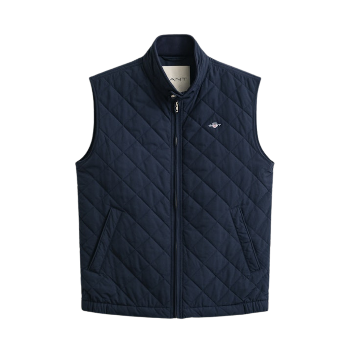 Quilted Windcheater Vest - Evening Blue