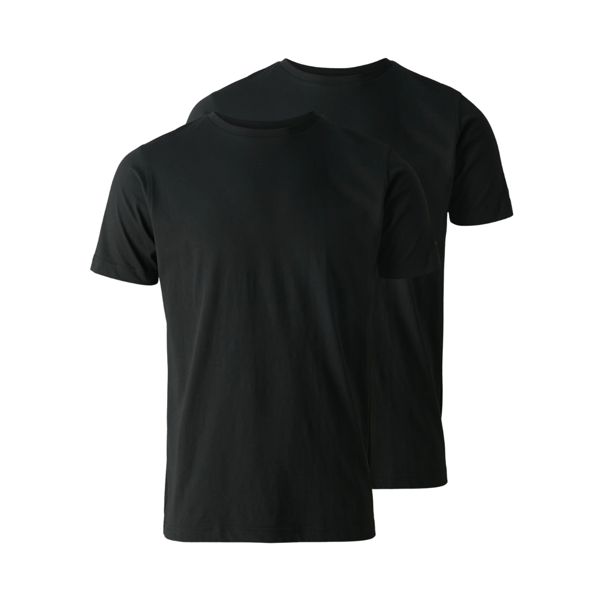 Duo Pack Crewneck - Black