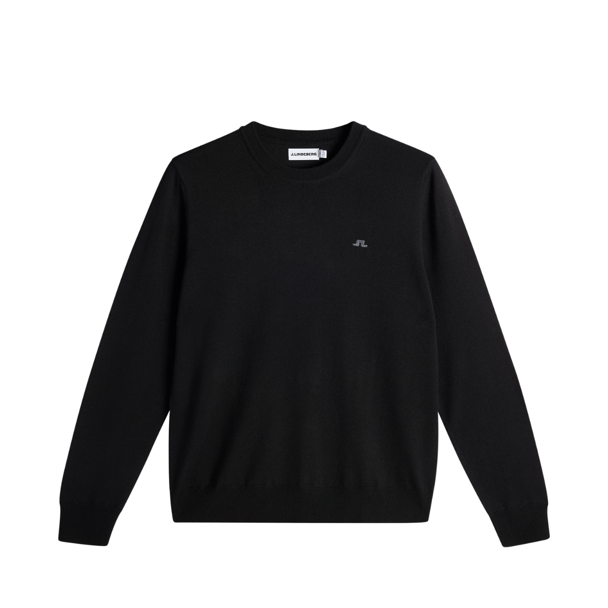 Keane Merino Crew Neck - 9999 Black