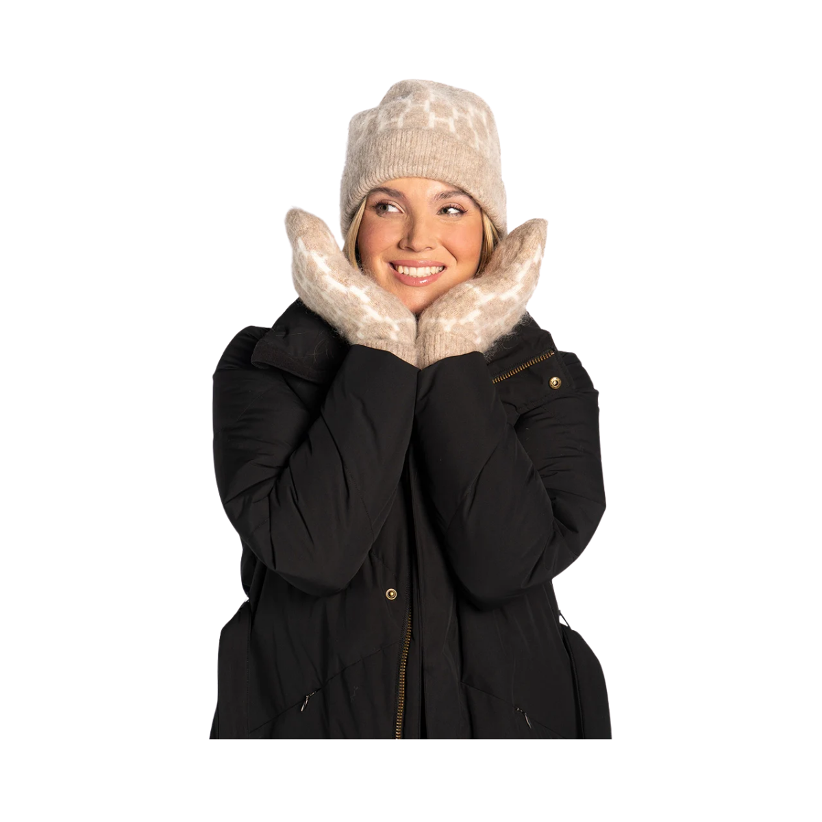 Gera Beanie - Light Brown Melange