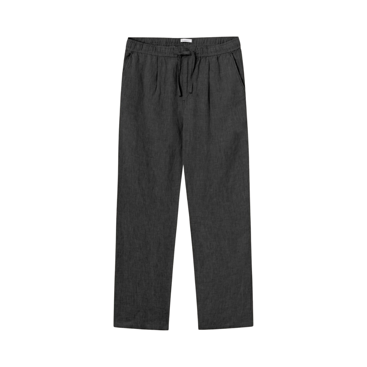Loose linen pants - Black Jet