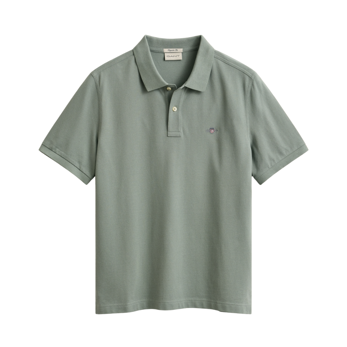 Shield SS Pique Polo - Ceramic Grey