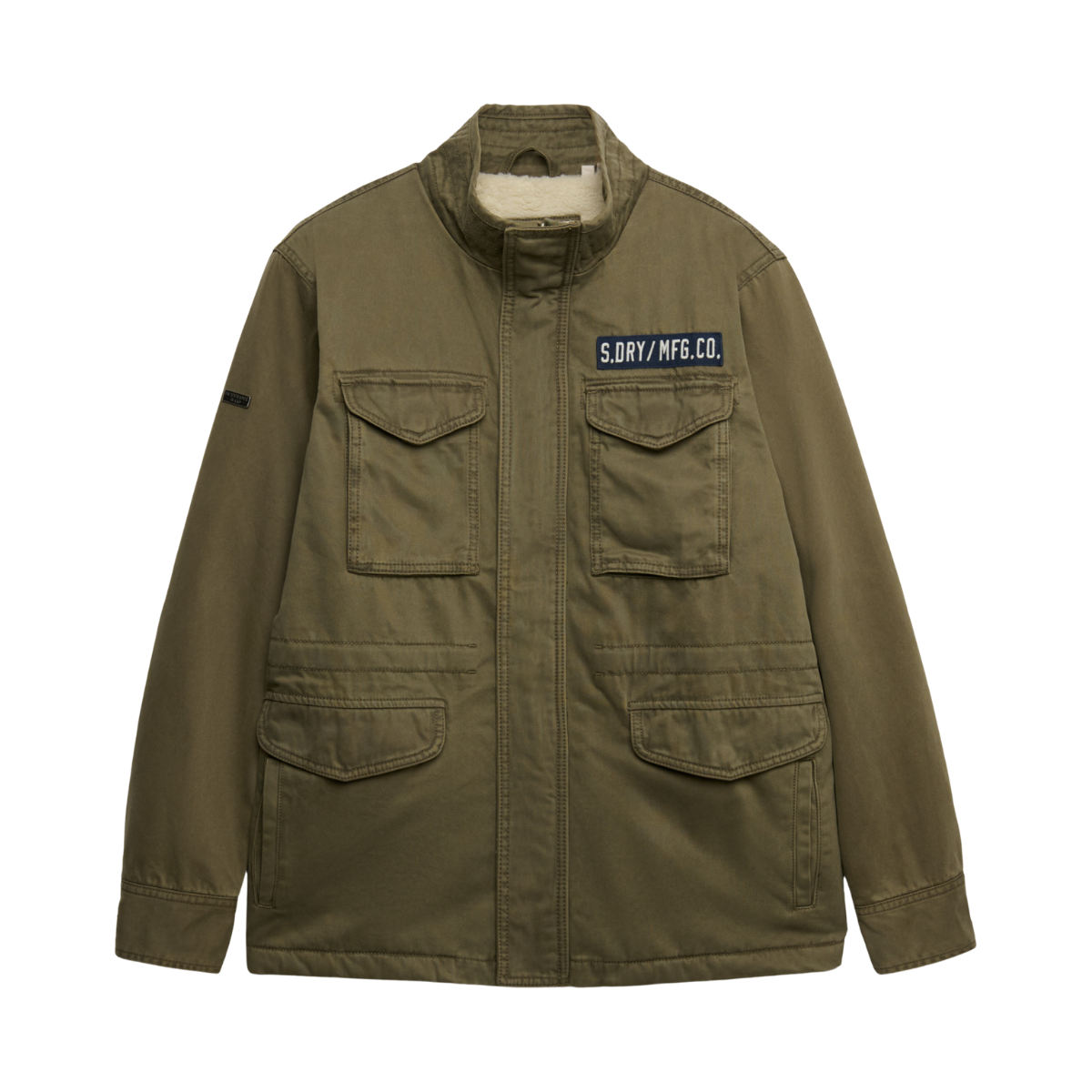 Military Borg M65 Jkt - GVK Washed Khaki