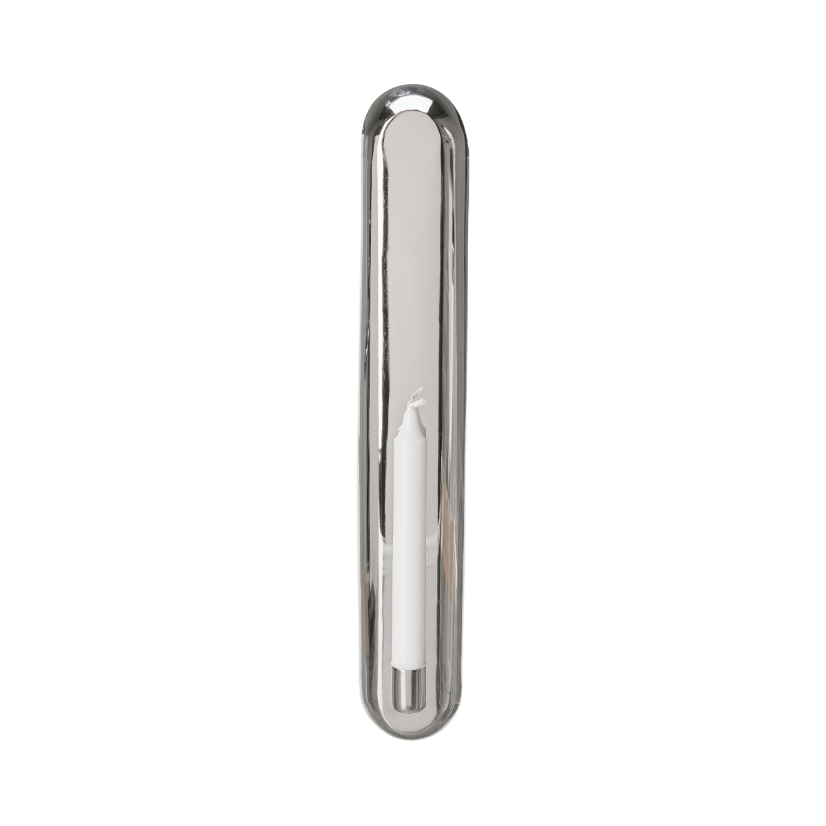 AVERY Väggljusstake 7x48cm - Chrome