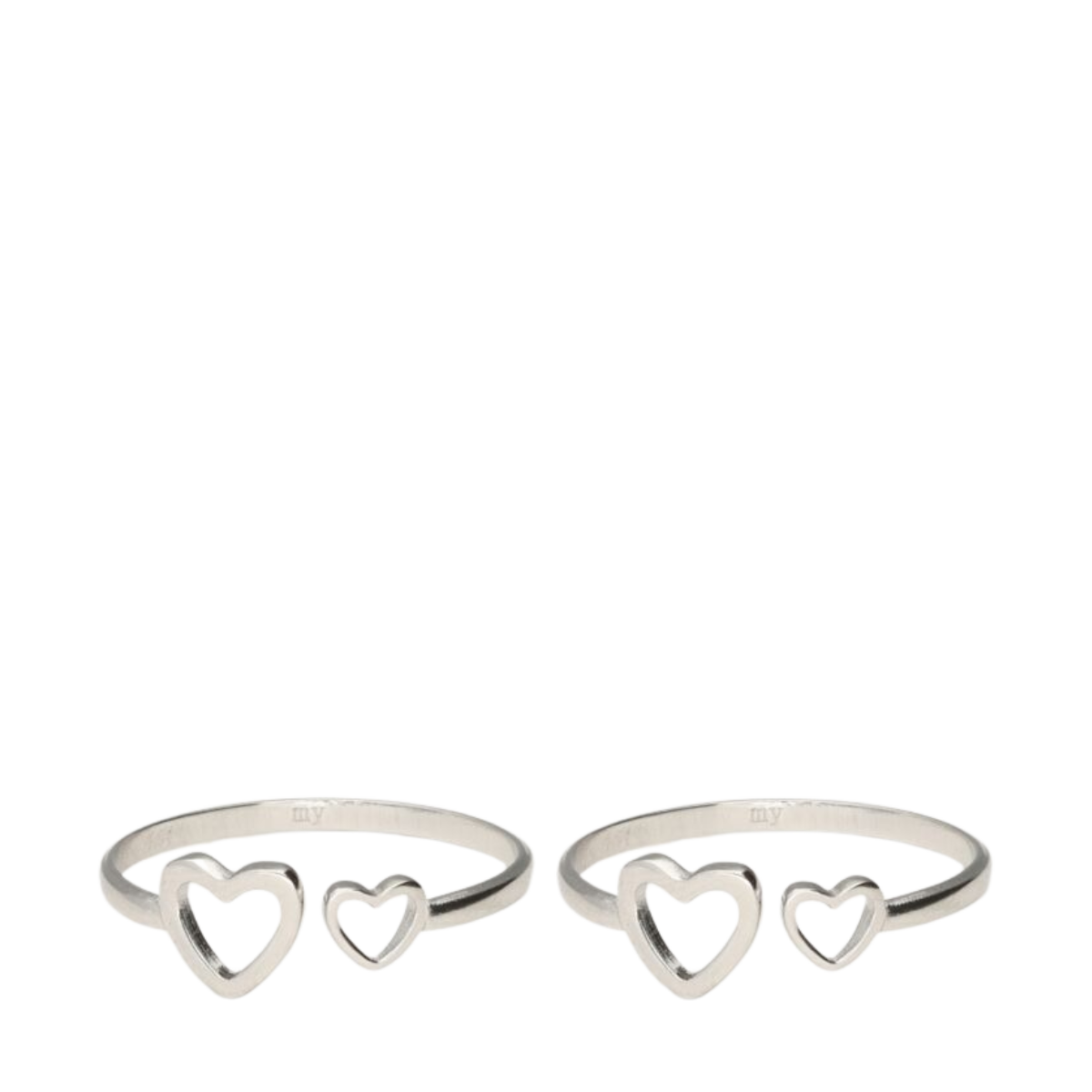 Ring mother & daughter 2pcs - 1500 Silver