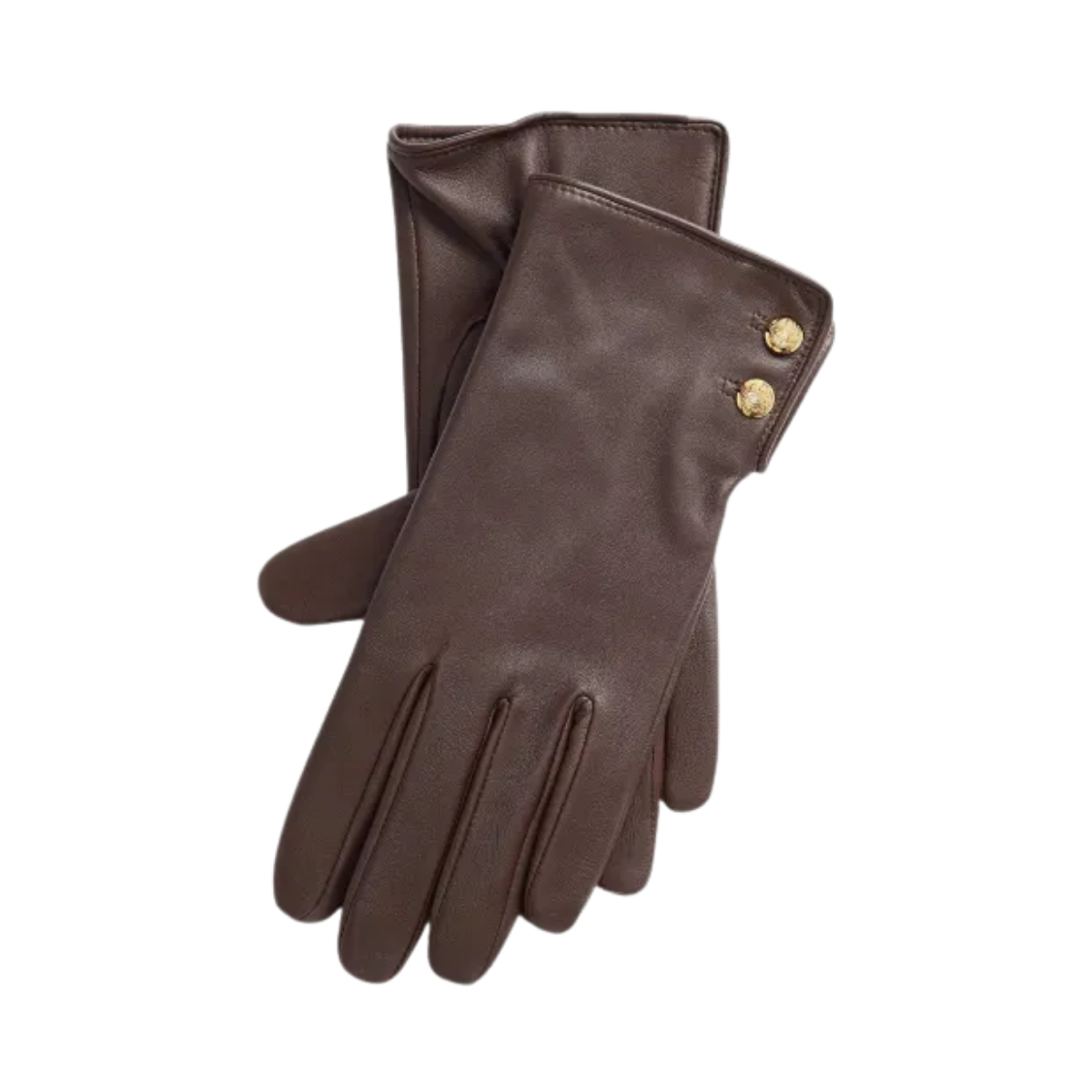 Leather But Glv-Glove - Brown