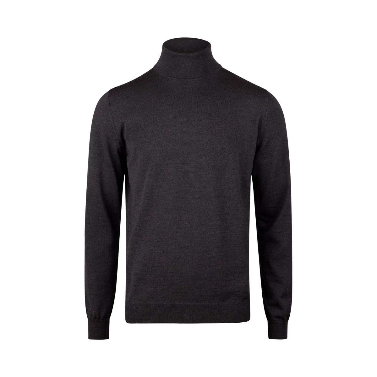 Pullover Knitted Roll Neck - Dark Brown