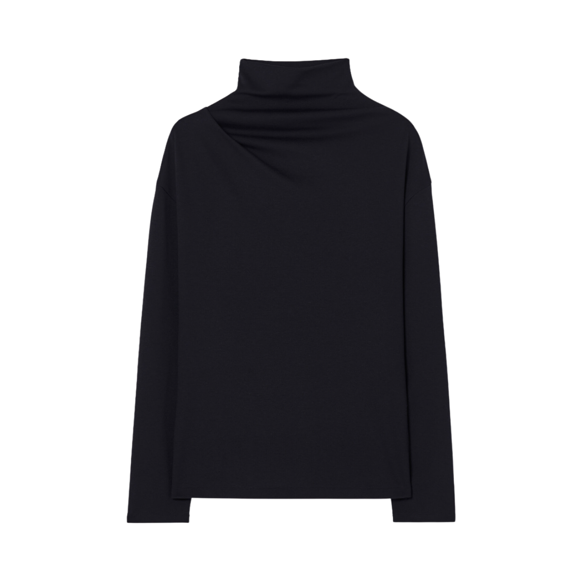 Twisted Neck Top - Black