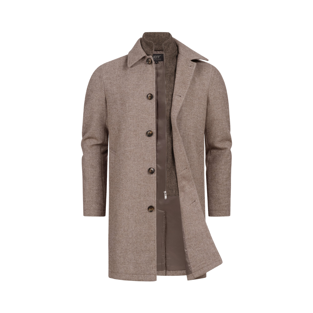 JFTyler coat - Brown mix