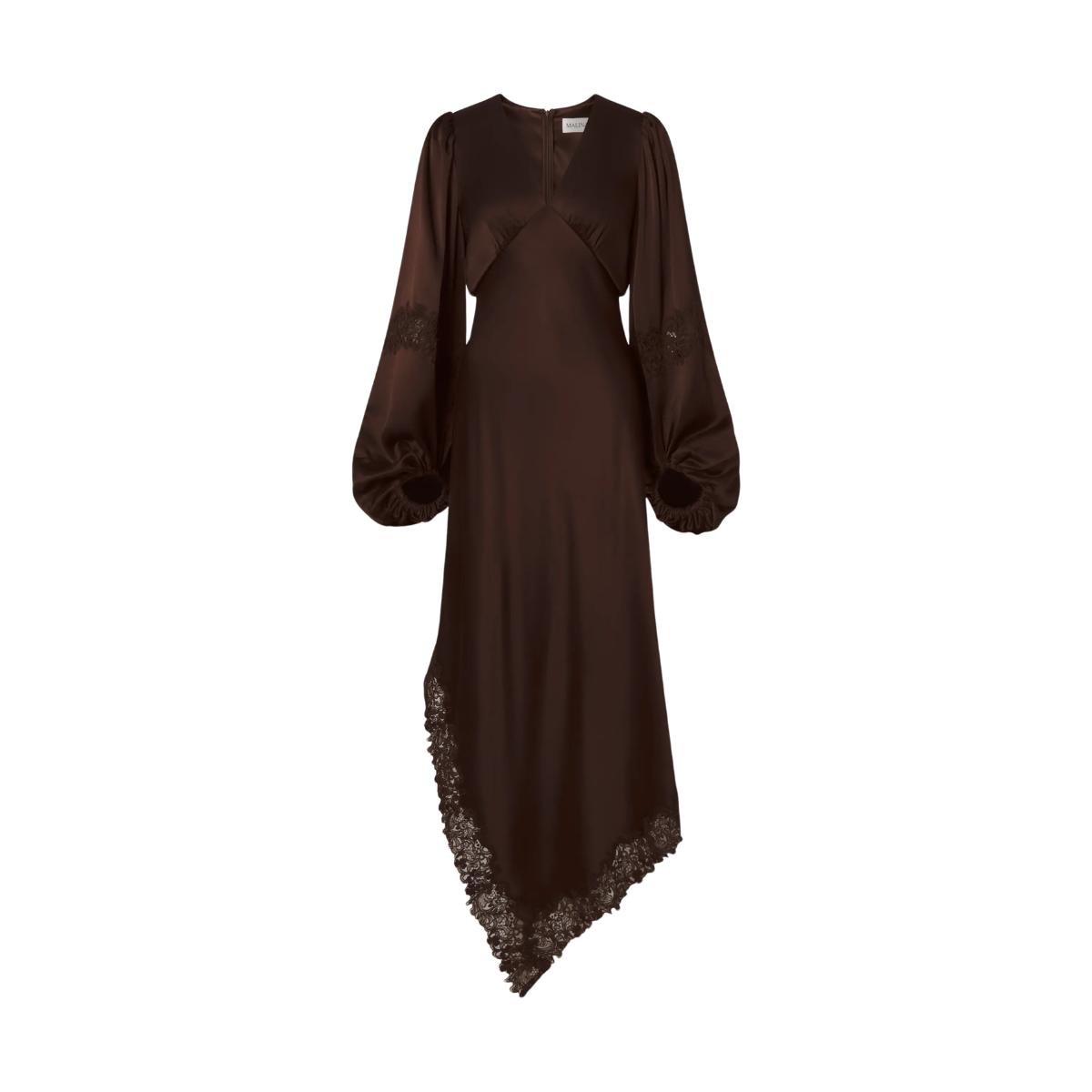 Seema Lace Maxi Dress - Dark Brown