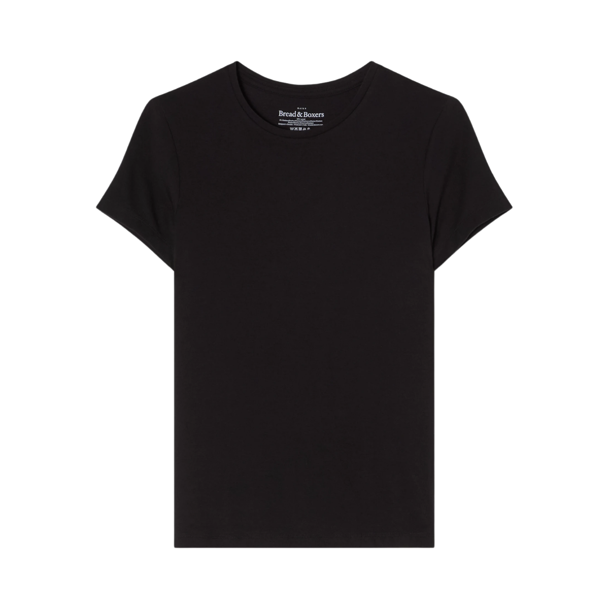 Crew-Neck Lyocell - Black