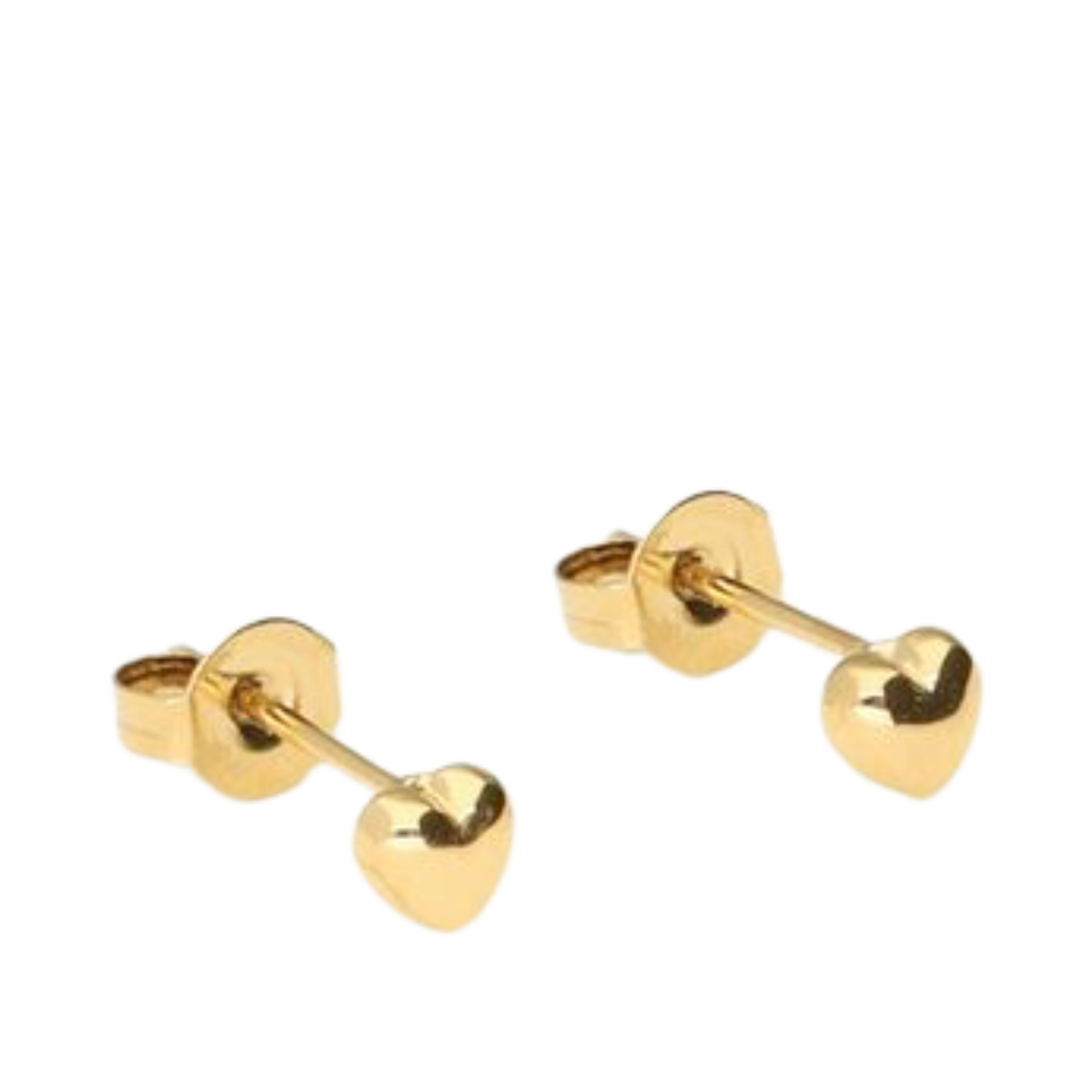 Ear studs heart - Gold