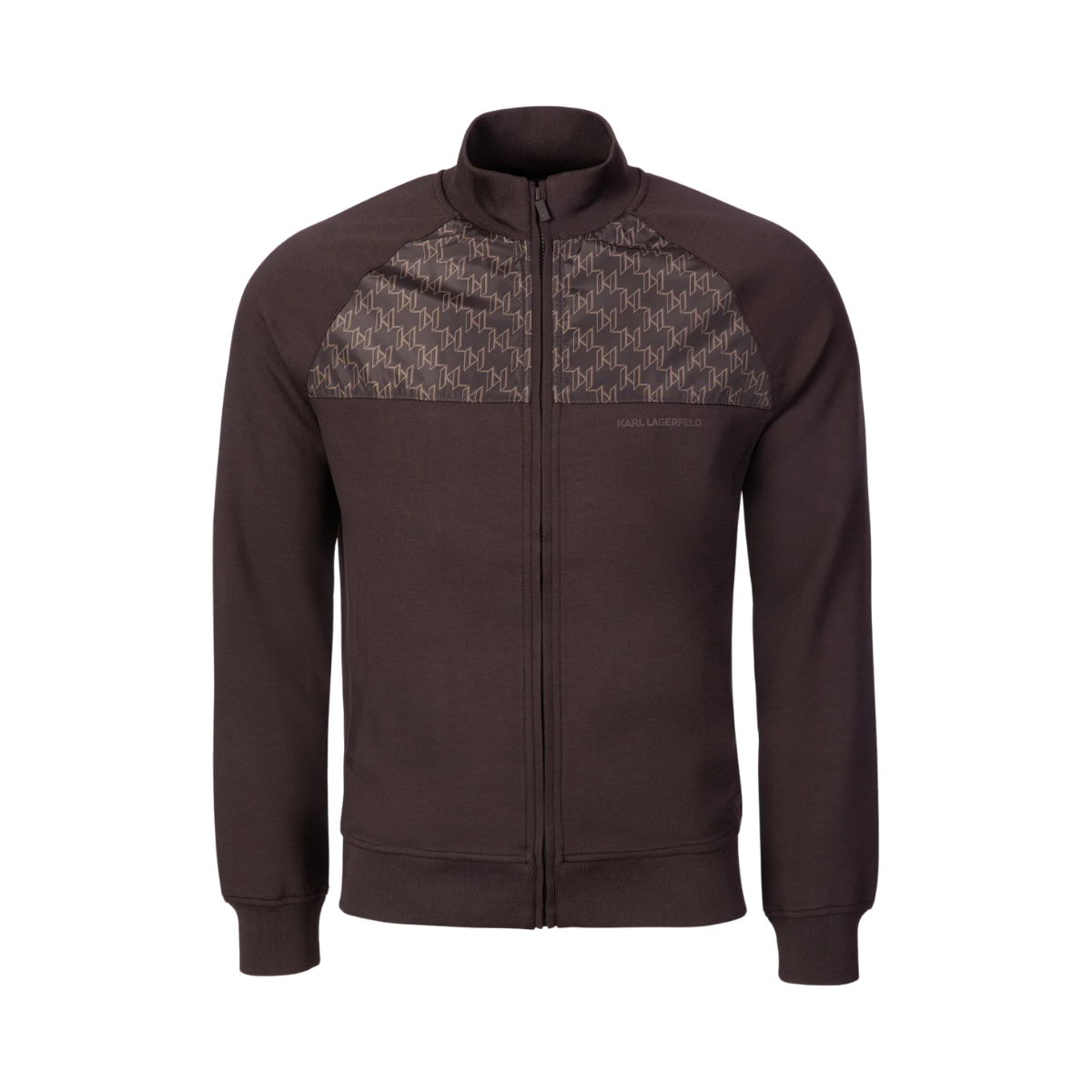 Sweat Zip Jacket - Blackbrown