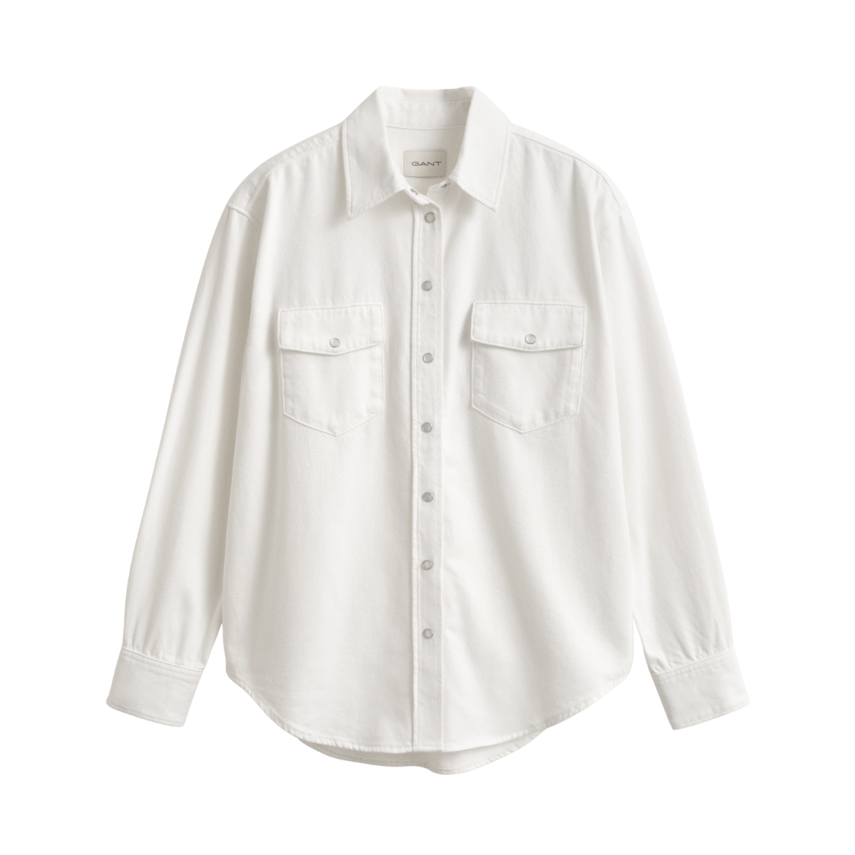 Rel Pocket Denim LS Shirt - Eggshell
