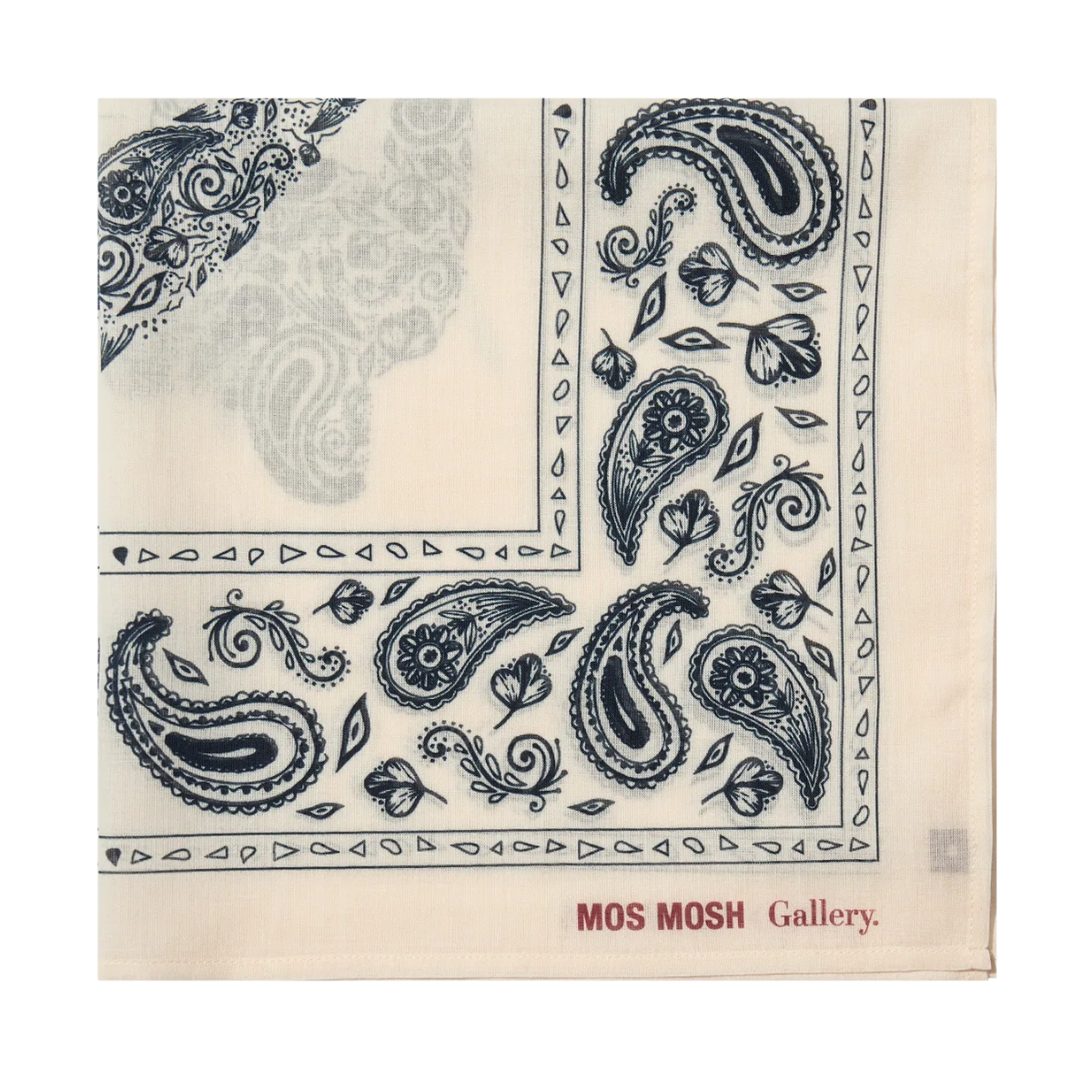 MMGMartin Paisley Neckerchief - Ecru