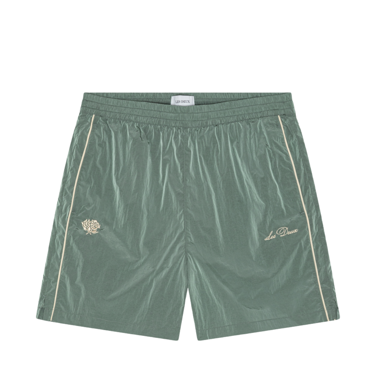 Shiny Crisp Shorts - Tea Green
