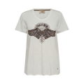 MMNadine O-SS Deco Tee - 180 Ecru