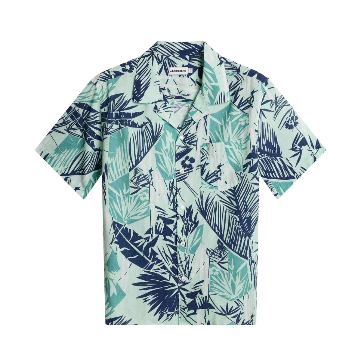 Elio Grove Bay Resort Shirt - Grove Blue L