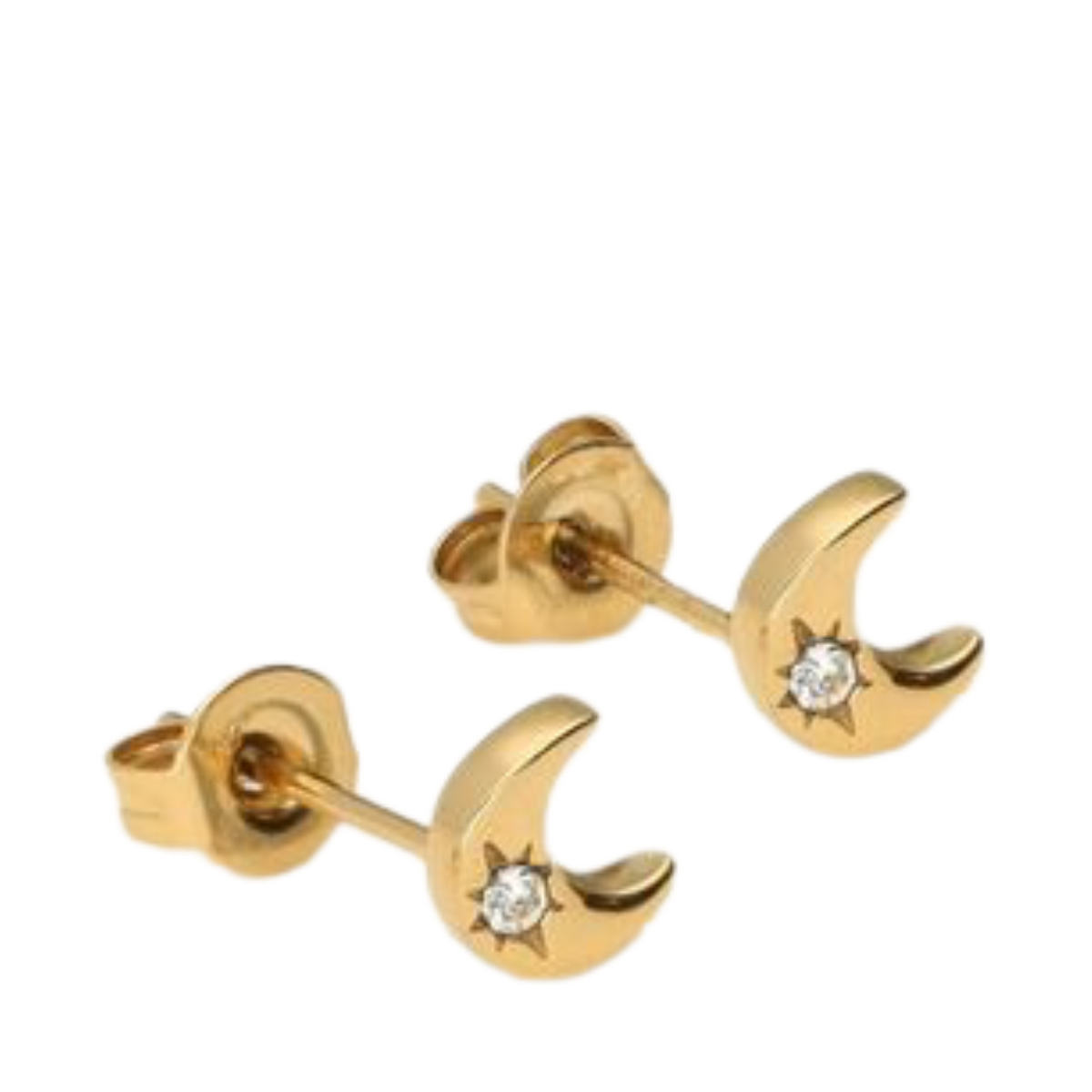 Earstuds moon - Gold
