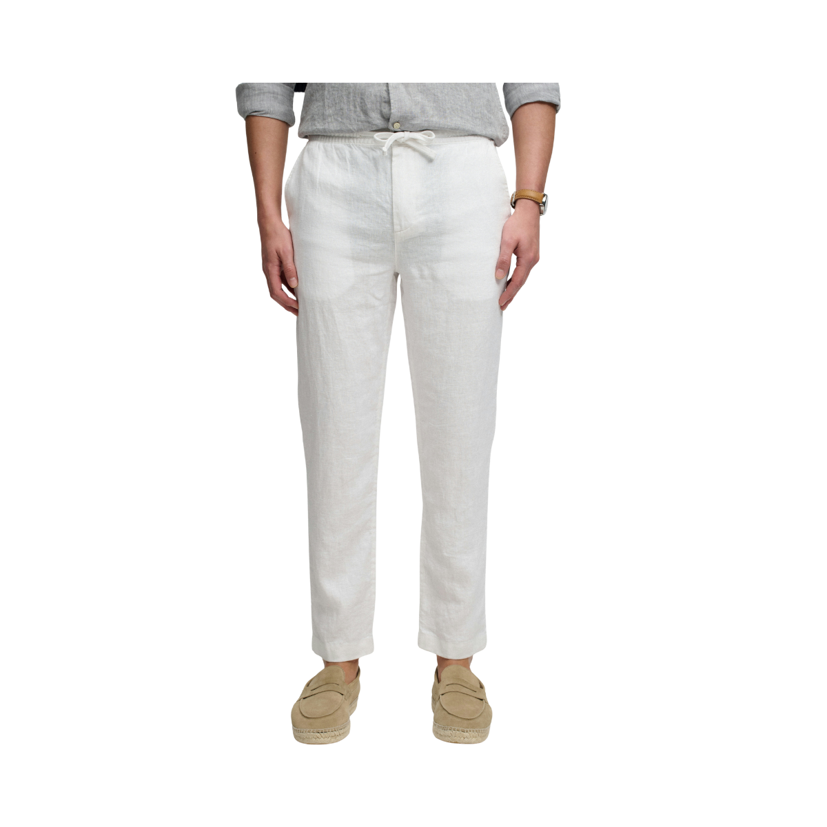 Merchant Linen Pant - Optic