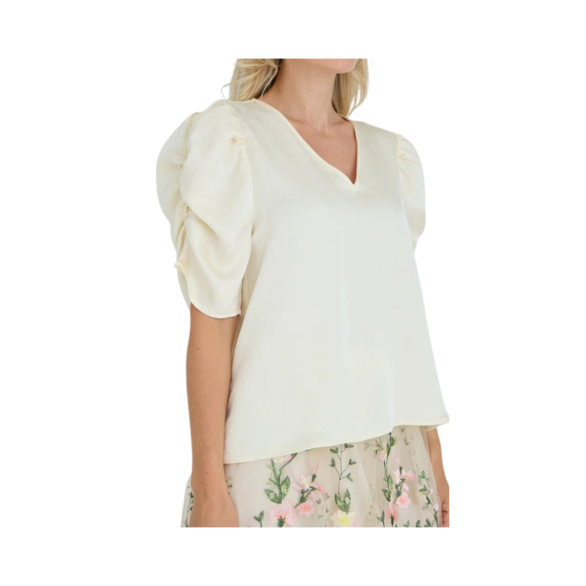 Sindrella Blouse - Pale Yellow