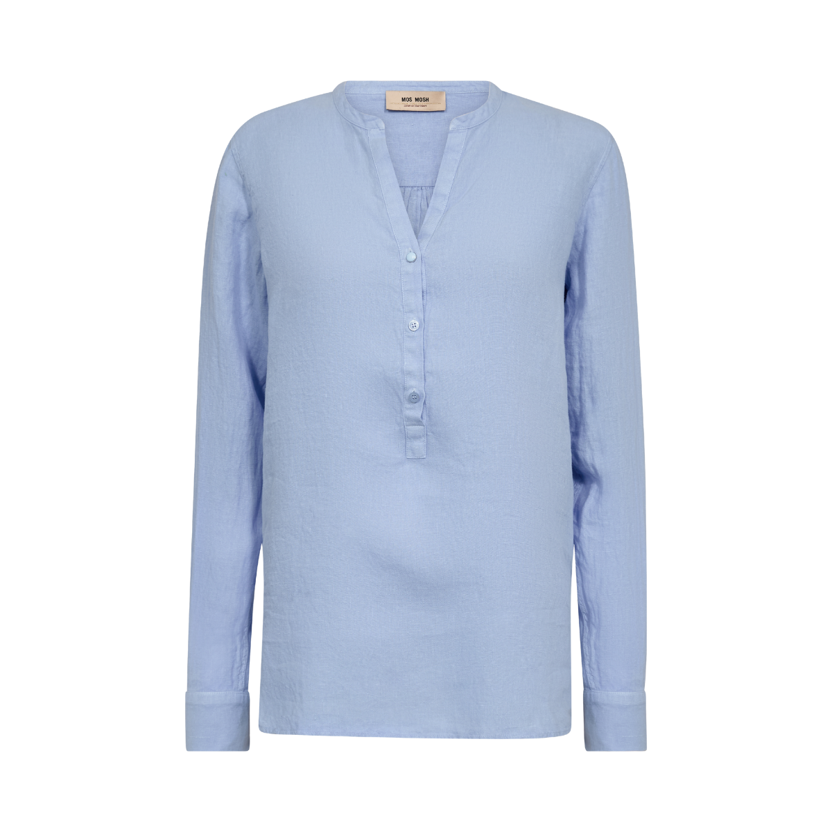 MMDanna Linen Blouse - Brunnera Blue