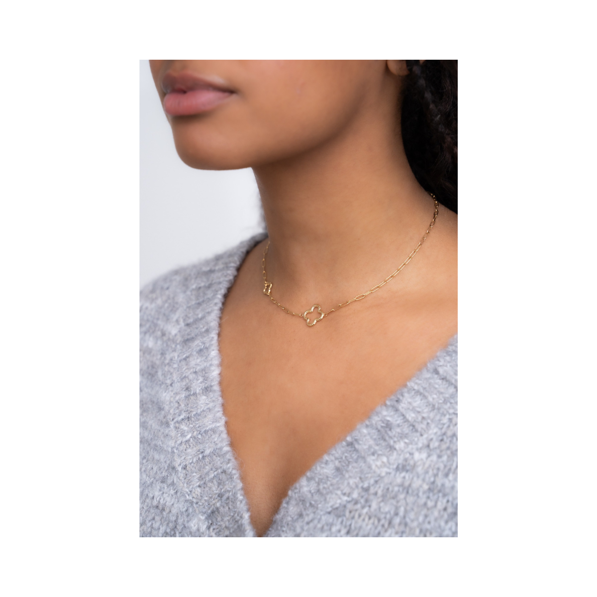 Necklace 3 clovers - 1200 Gold