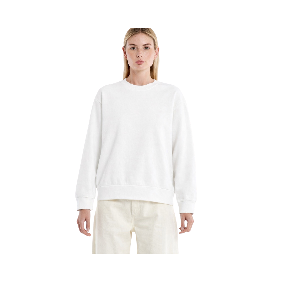 Basic Crewneck Sweatshirt - Naturale