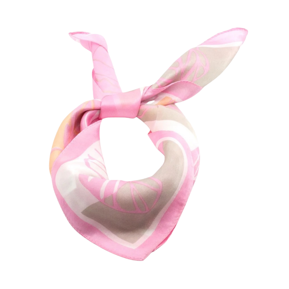 Pantin Silk Scarf 50x50cm - Pink