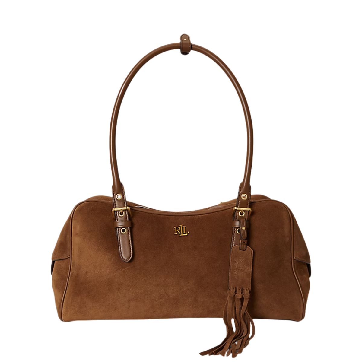 Marcy ZP Suede Satchel Large - Light Tobacco/Light Tobacco