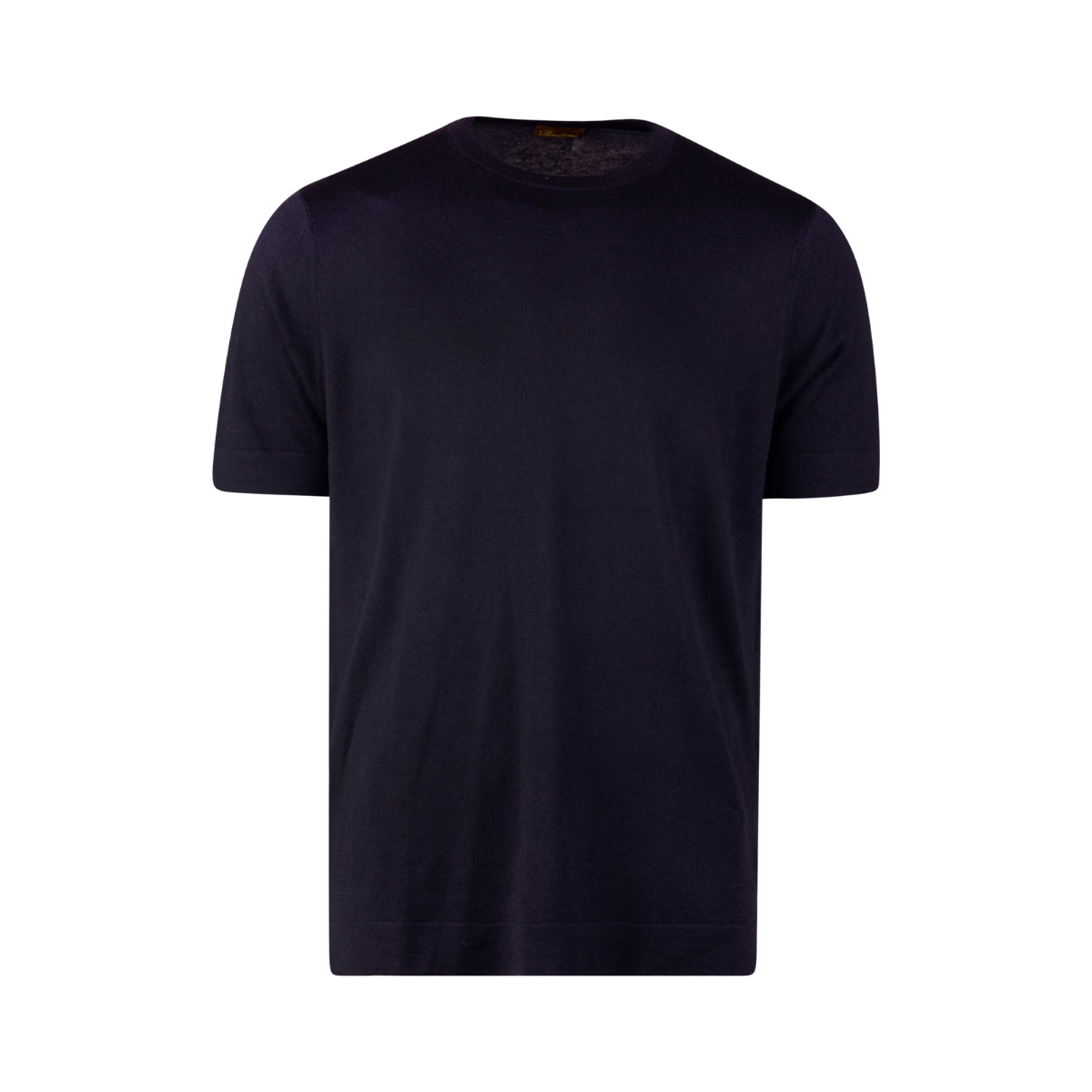 T-shirt Knitted Crew Neck - Navy