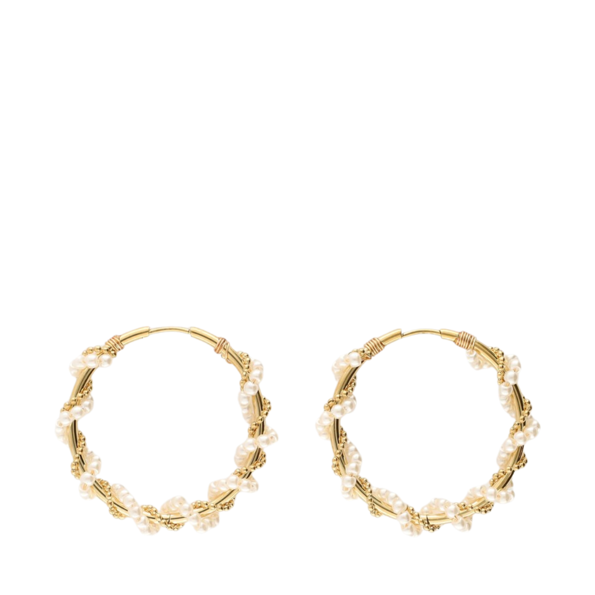Statement Hoop Earrings - Gold