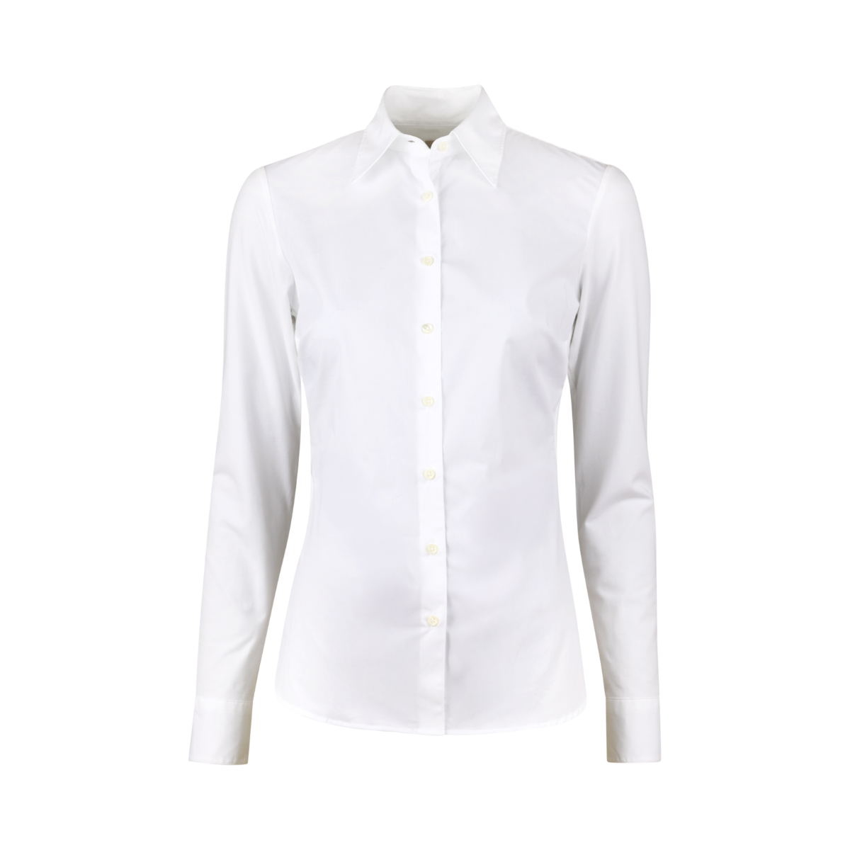 Salma Shirt, Jersey back - White
