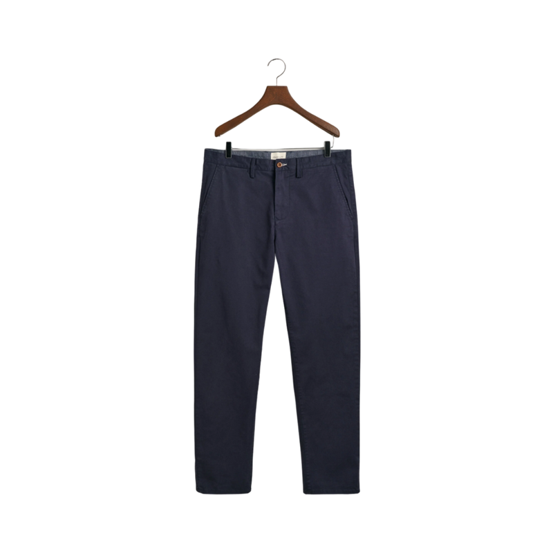 Relaxed Linen DS Pants - Navy