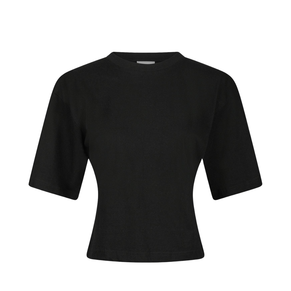 Asha Boxy Tee - Black