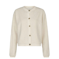 Limo Fluffy Knit Cardigan - 122 Creme
