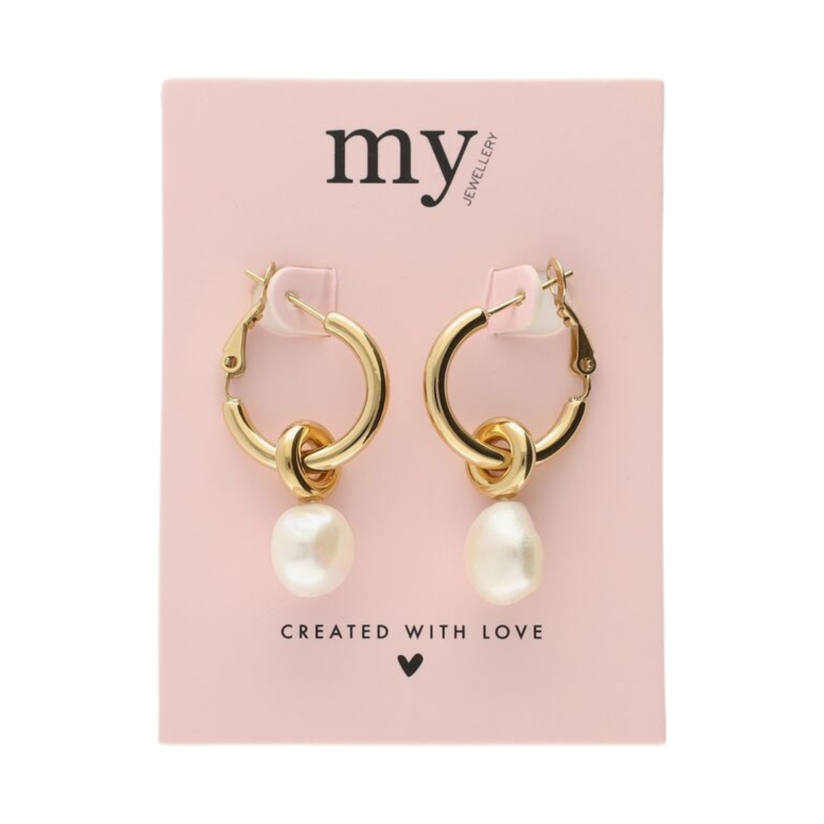Oorringen Met Parel - 1200 Gold