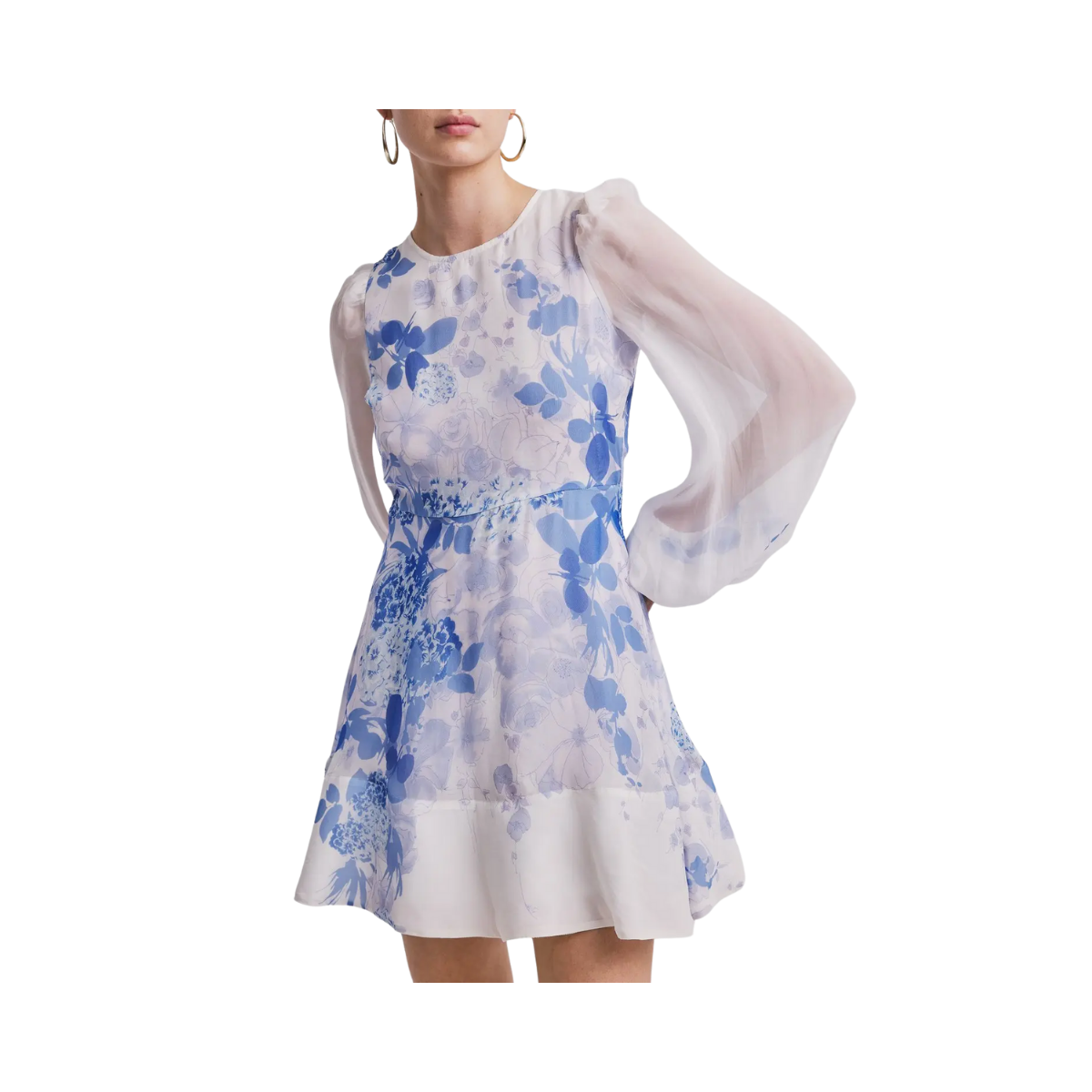 ORGANZA MINI DRESS - Skylight