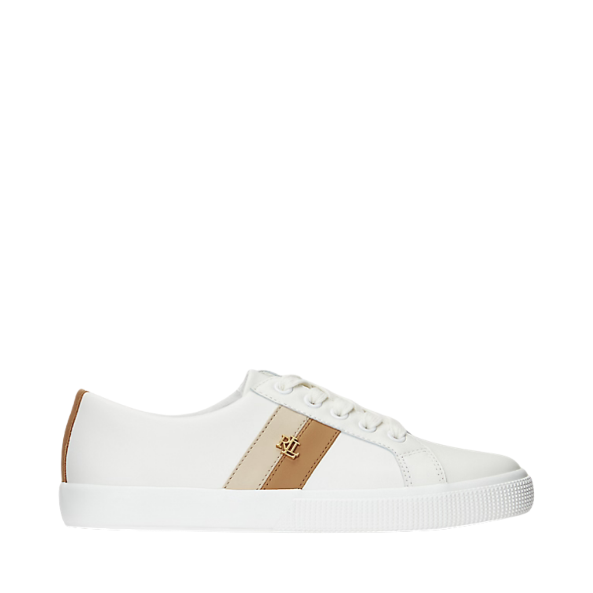 Janson Sneakers Low Top Lace - Snow White/Sand/Blue