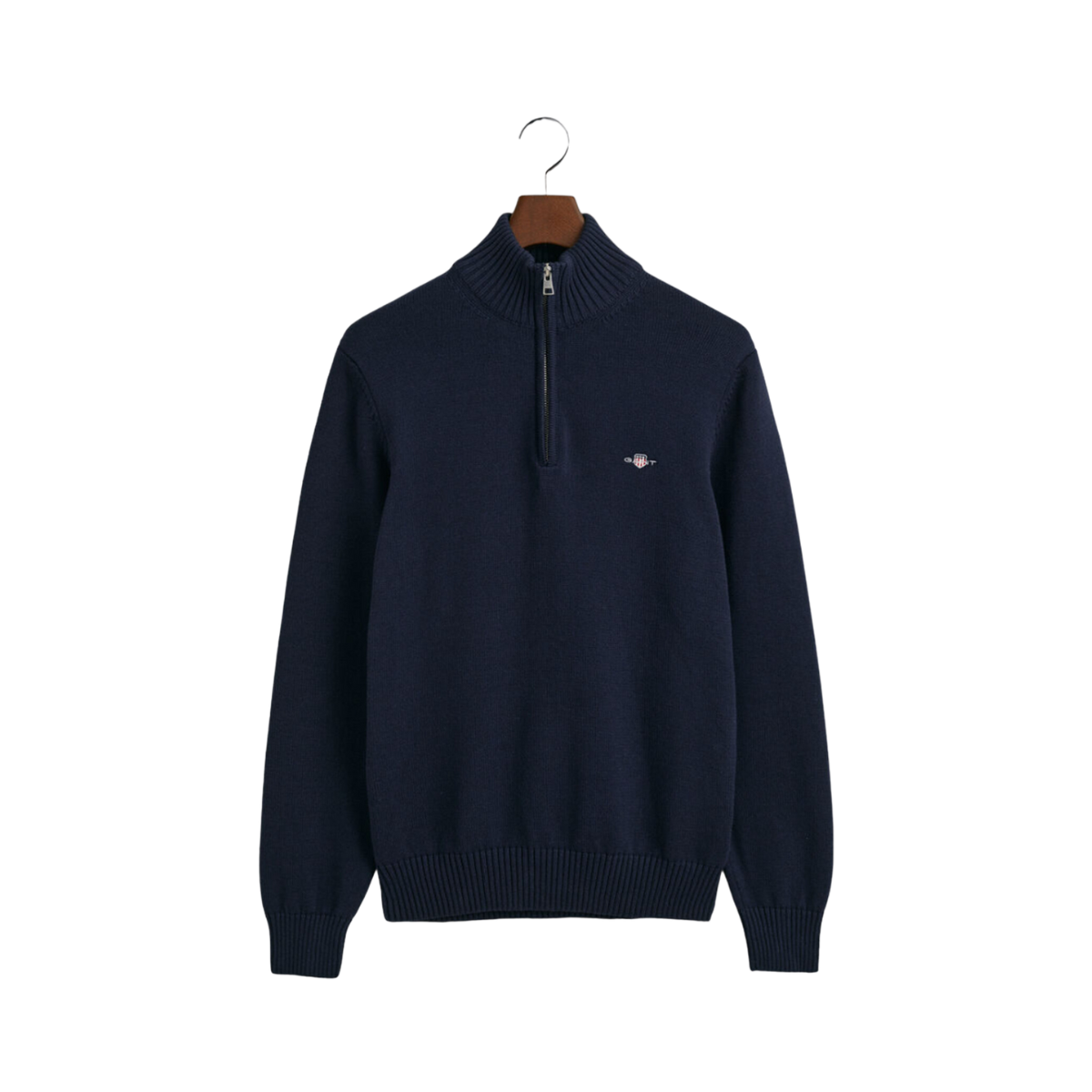 Casual Cotton Halfzip - Evening Blue