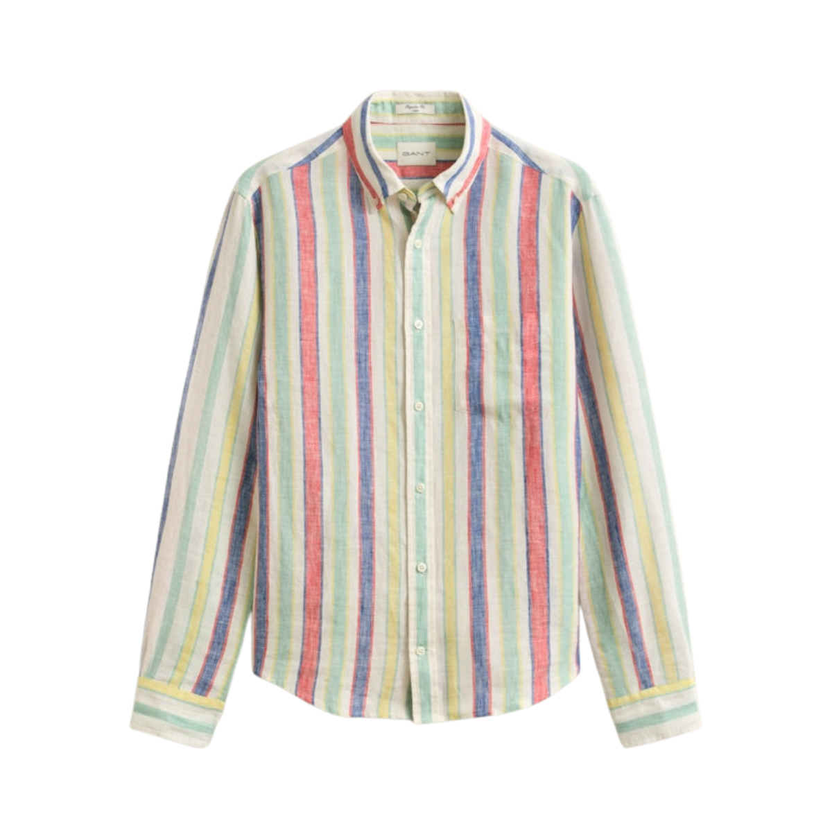 Multistripe Linen Shirt - 105 Multicolor