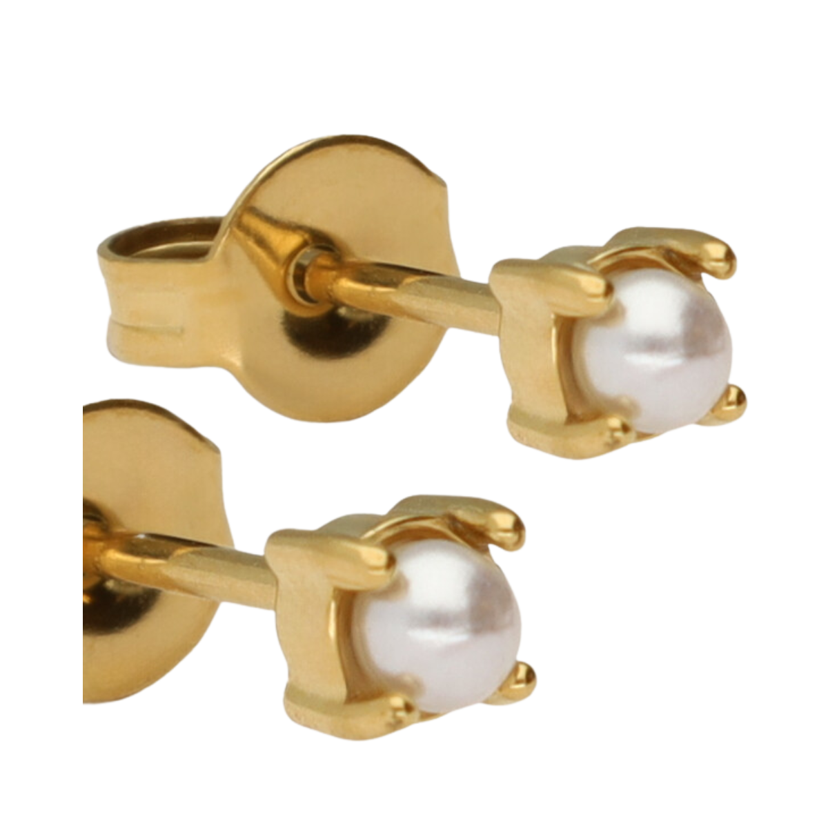 Earstud small pearl - Gold