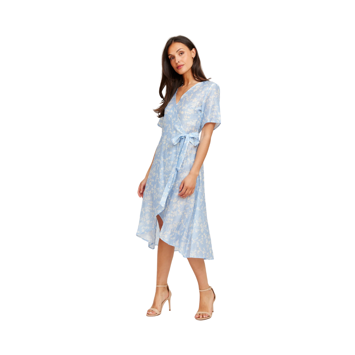 Mimmi Dress - Blue Flower Print
